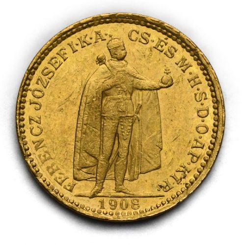 20 Koruna Františka Josefa I. 1908 KB