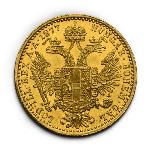 Dukát Františka Josefa I. 1877