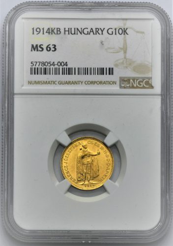 10 Koruna František Josef I. 1914 KB