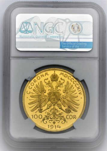 100 Koruna František Josef I. 1914