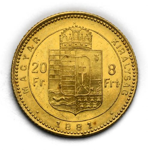 8 Zlatník František Josef I. 1881 KB