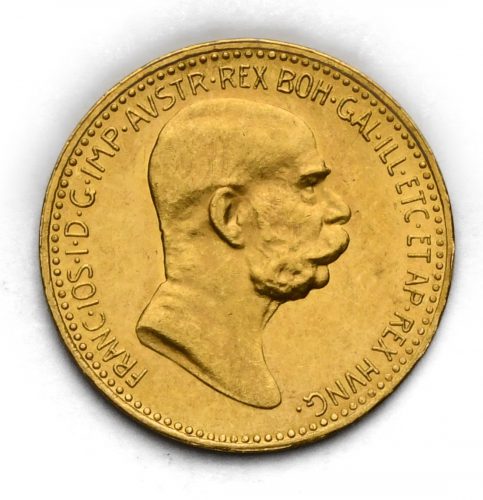 10 Koruna 1908 – 60. Výročí Vlády Františka Josefa I.