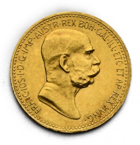 10 Koruna 1908 – 60. Výročí Vlády Františka Josefa I.
