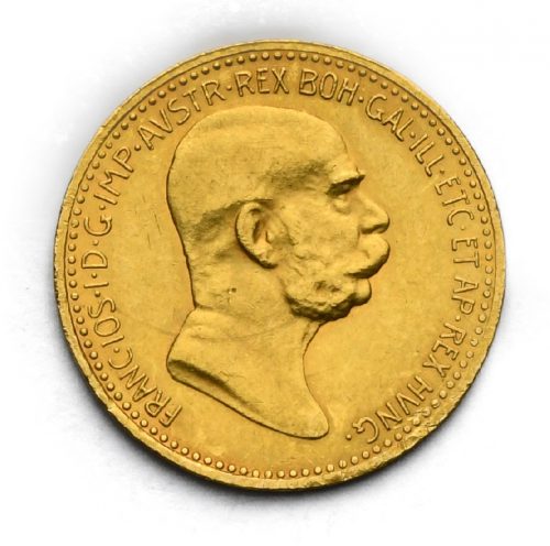 10 Koruna 1908 – 60. Výročí Vlády Františka Josefa I.