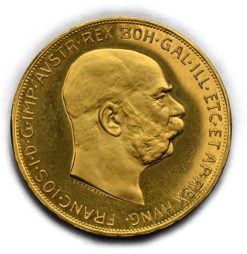 100 Koruna Františka Josefa I. 1915 – Předválečná ražba