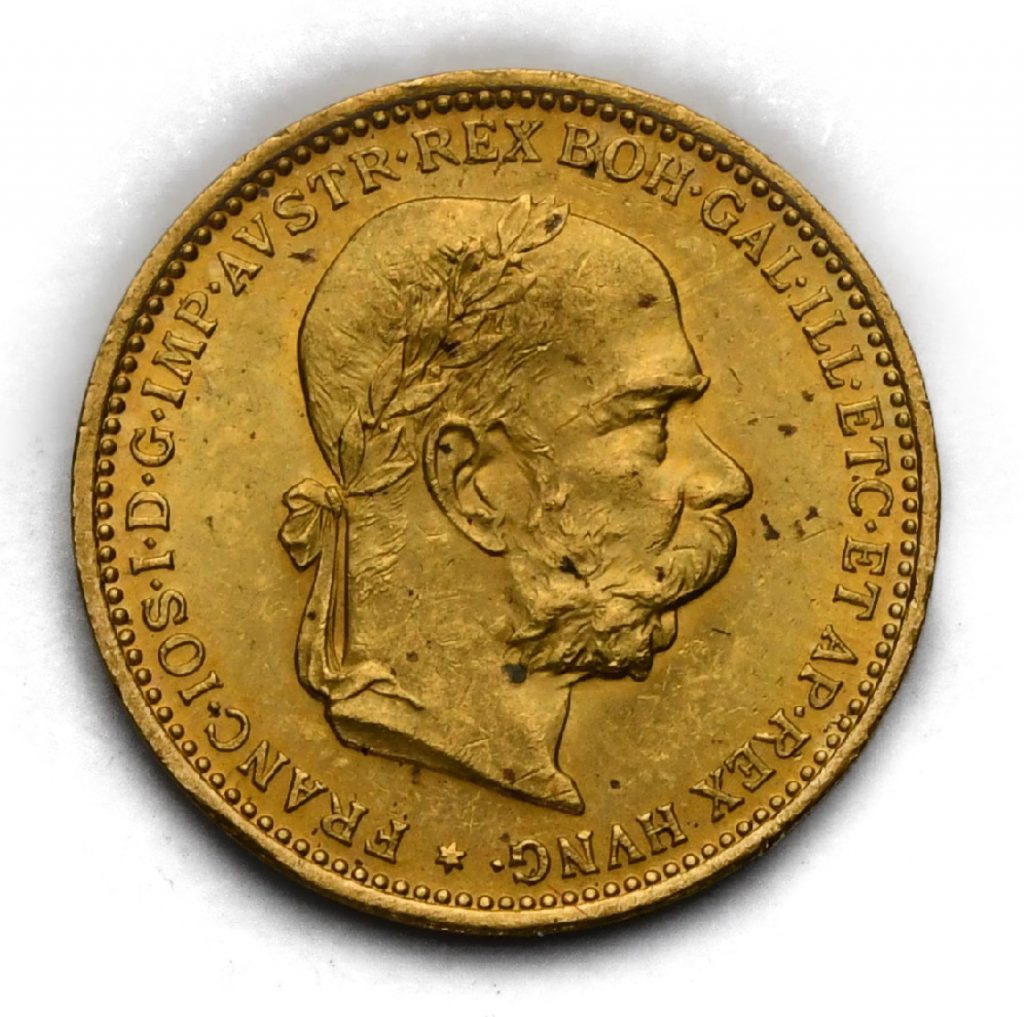20 Koruna František Josef I. 1893 bz