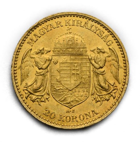 20 Koruna Františka Josefa I. 1908 KB