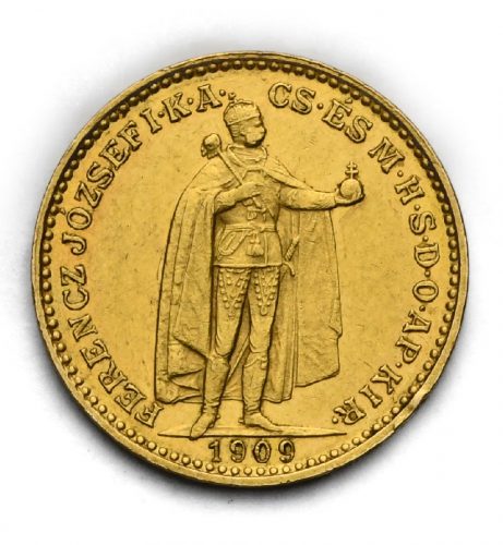 20 Koruna Františka Josefa I. 1909 KB