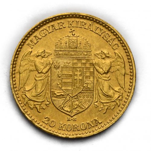 20 Koruna František Josef I. 1914 KB – Se znakem Bosny