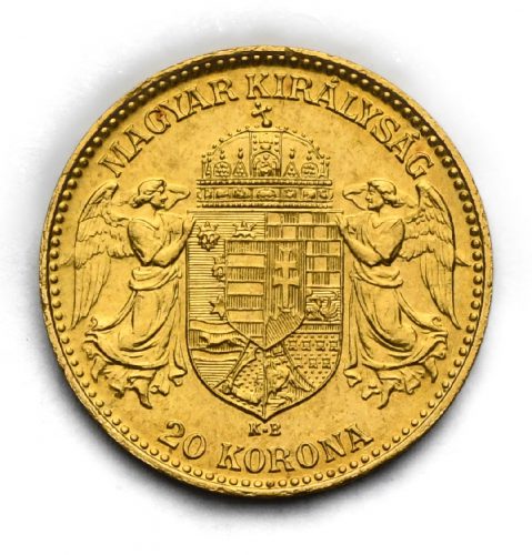 20 Koruna František Josef I. 1914 KB – Se znakem Bosny