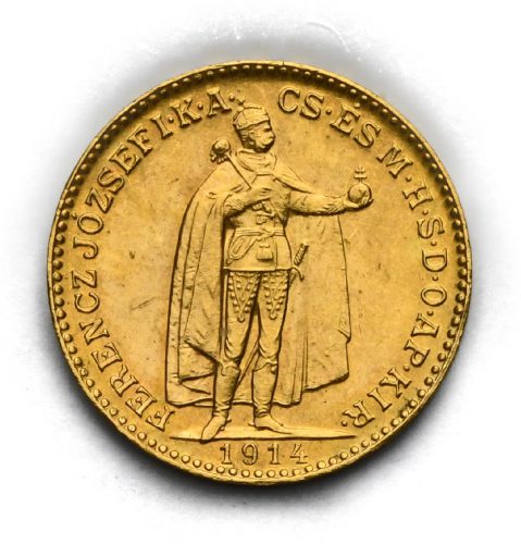 20 Koruna František Josef I. 1914 KB – Se znakem Bosny