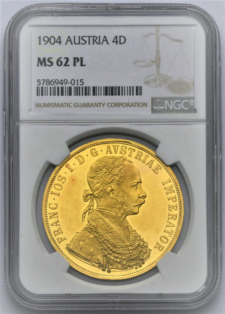 4 Dukát František Josef I. 1904