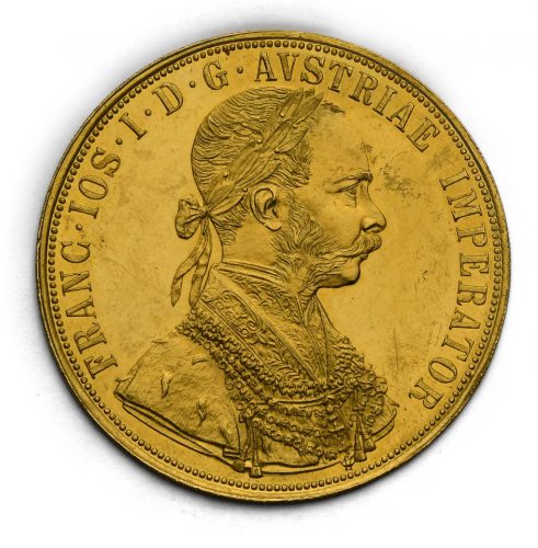 4 Dukát Františka Josefa I. 1915 – Původní ražba