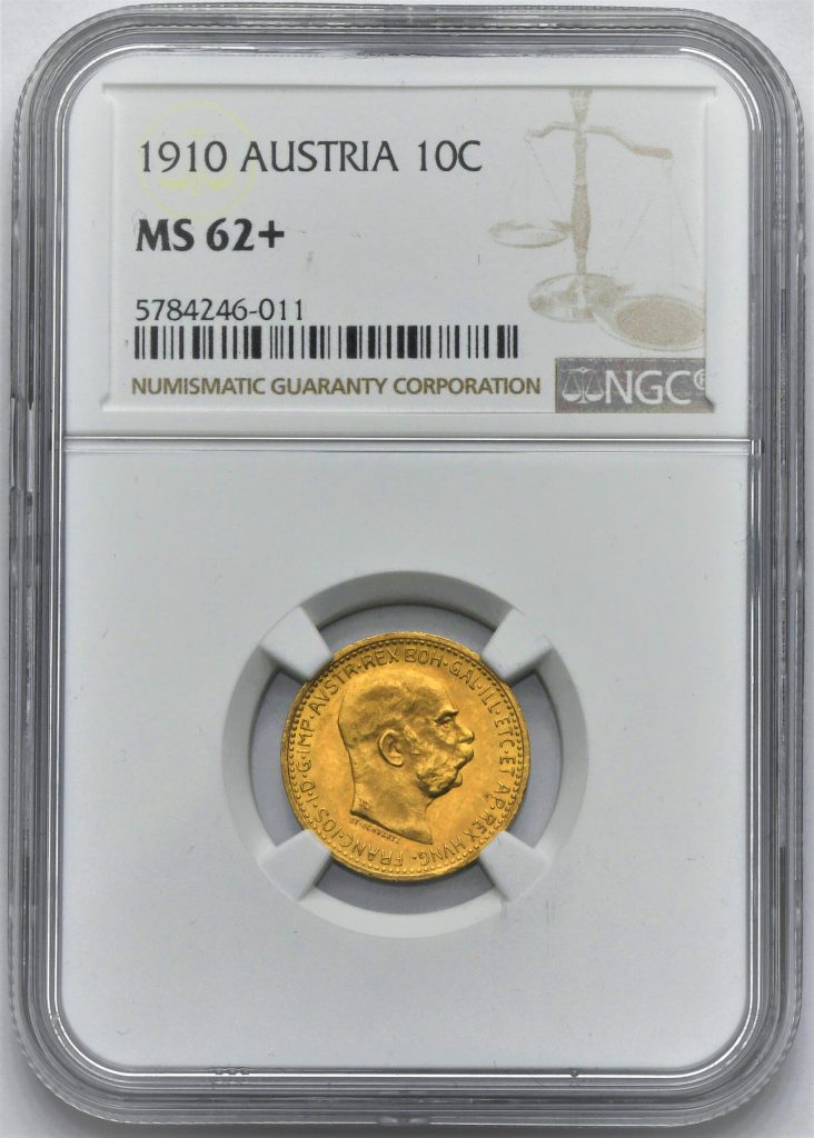 10 Koruna František Josef I. 1910 Schwartz