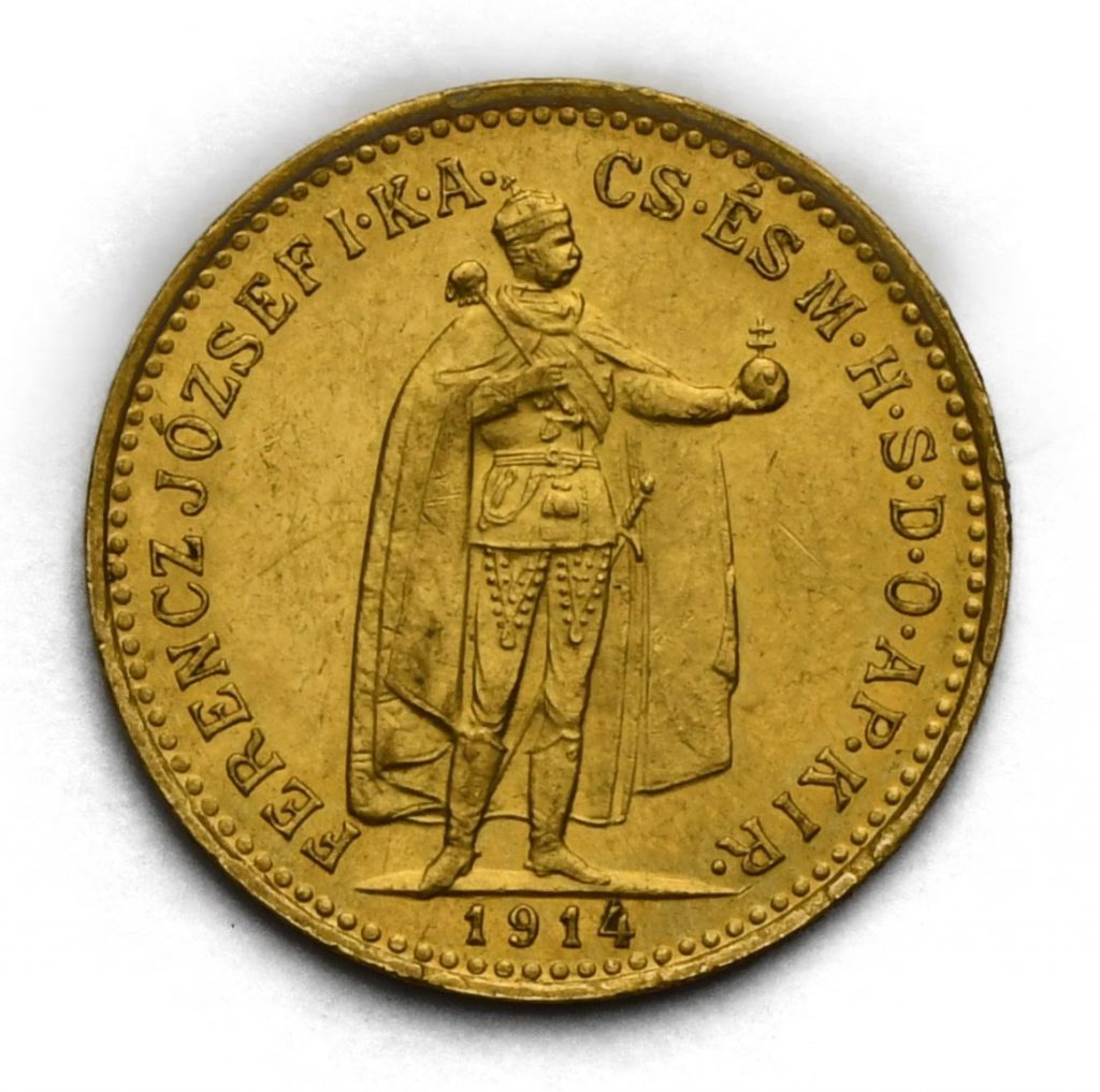 10 Koruna Františka Josefa I. 1914 KB