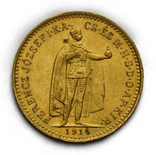 10 Koruna Františka Josefa I. 1914 KB