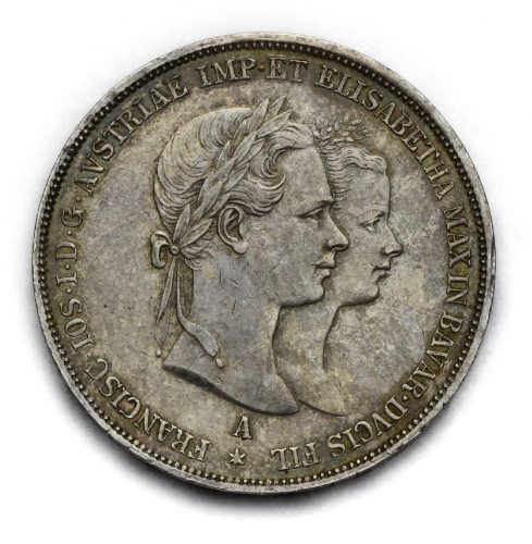 Svatební 2 Zlatník František Josef I. 1854 A