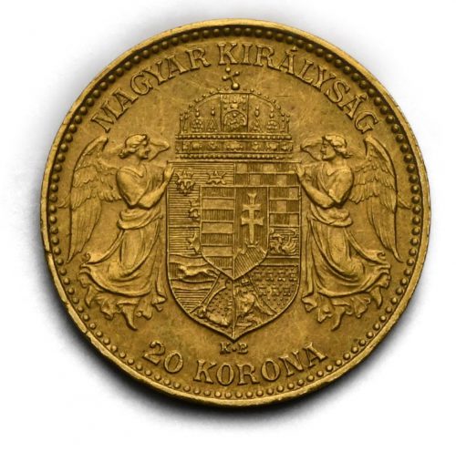 20 Koruna František Josef I. 1914 KB – Se znakem Bosny