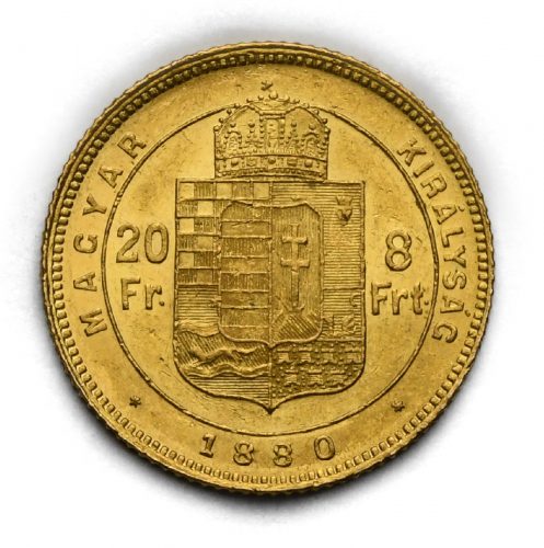 8 Zlatník František Josef I. 1880 KB – Malá Hlava