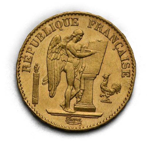 20 Frank Anděl – 1876