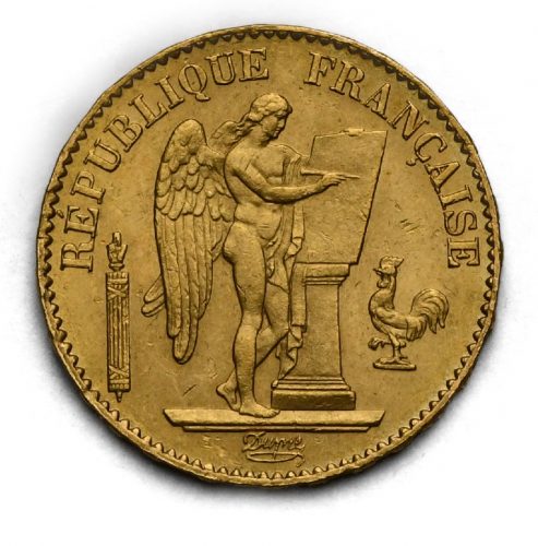 20 Frank Anděl – 1877