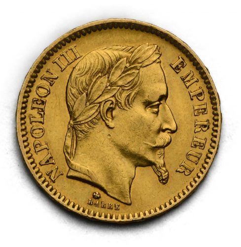 20 Frank Napoleon III. 1865