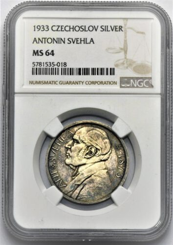 Stříbrná medaile – Antonín Švehla 1933