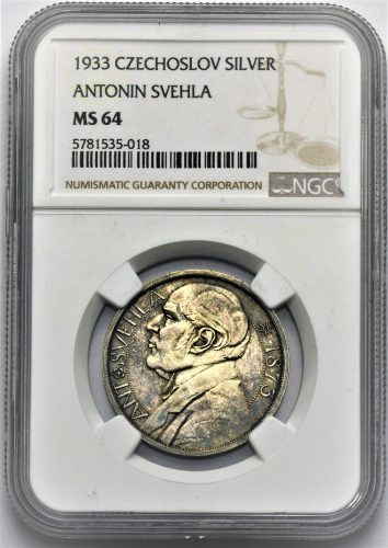 Stříbrná medaile – Antonín Švehla 1933