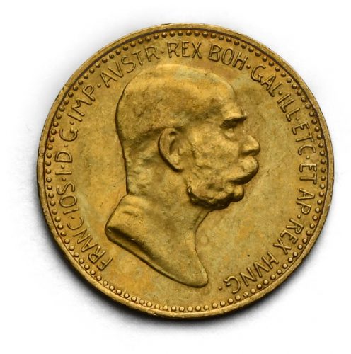 10 Koruna 1908 – 60. Výročí Vlády Františka Josefa I.