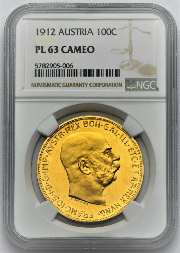 100 Koruna František Josef I. 1912