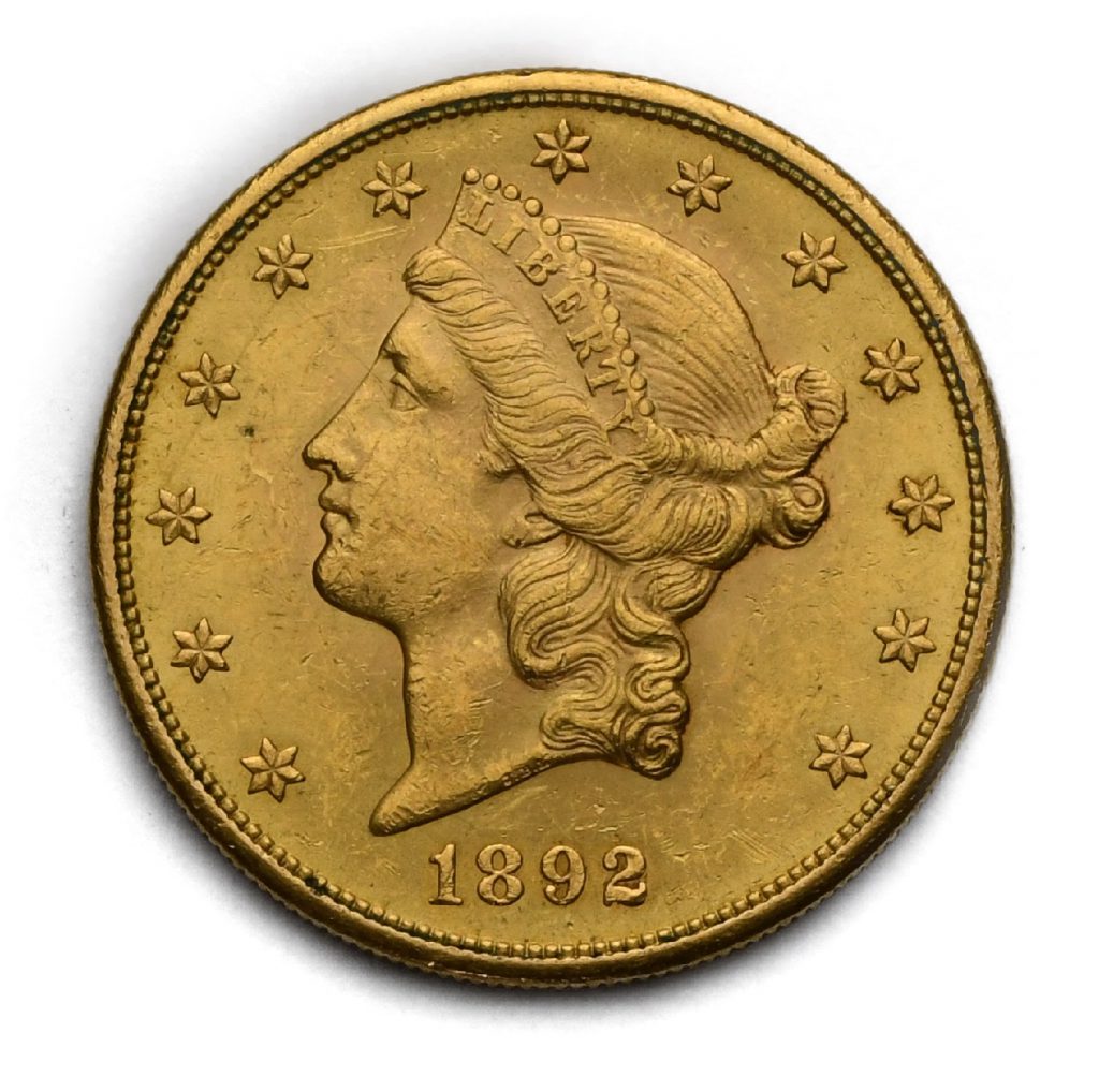 20 Dollar 1892 Liberty Head