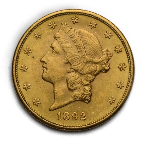 20 Dollar 1892 Liberty Head