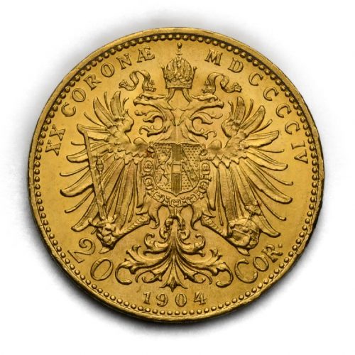 20 Koruna Františka Josefa I. 1904 bz