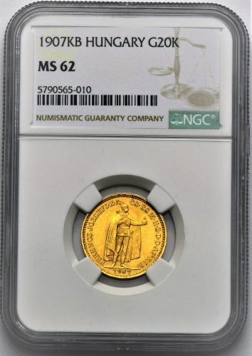 20 Koruna František Josef I. 1907 KB