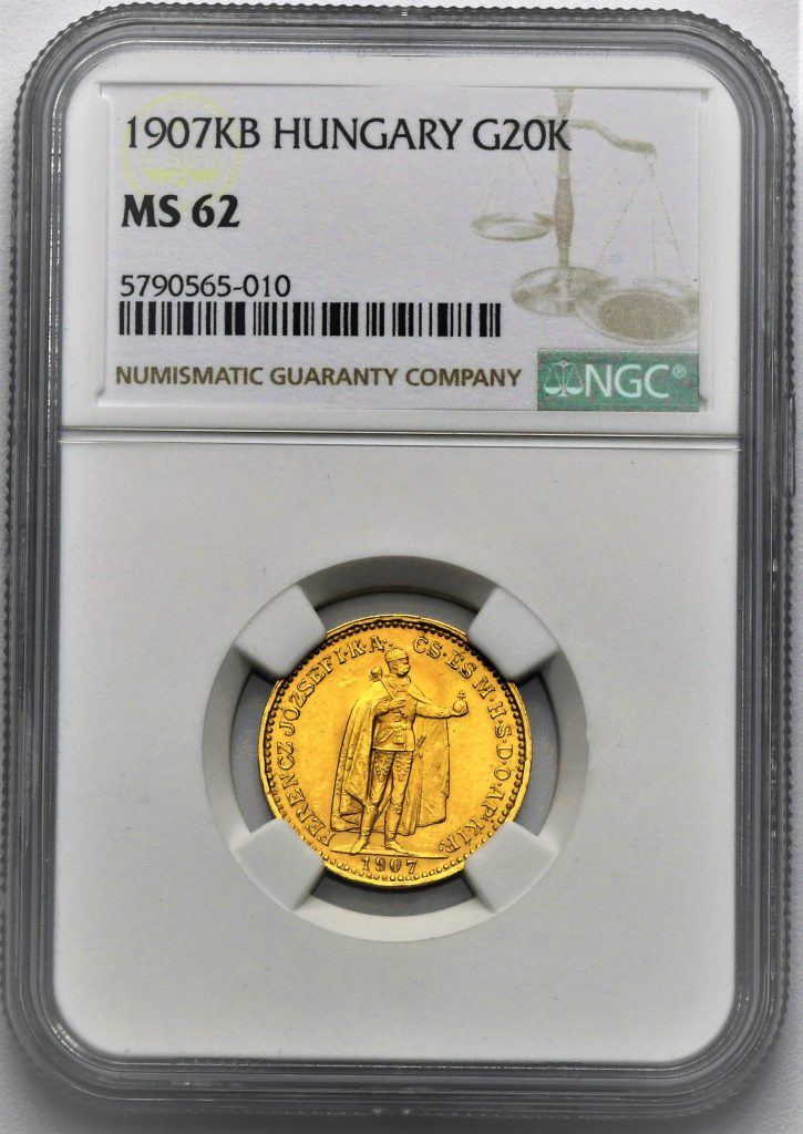 20 Koruna František Josef I. 1907 KB