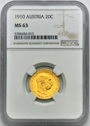 20 Koruna František Josef I. 1910