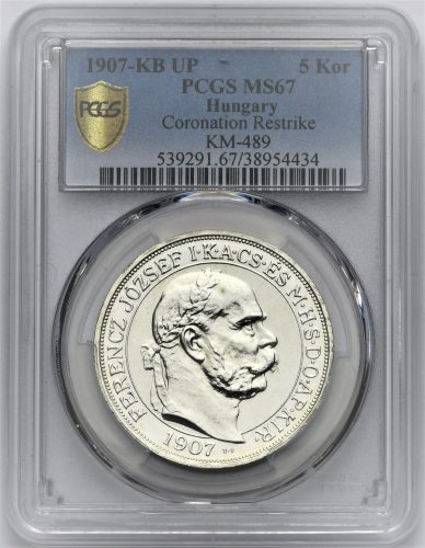 5 Koruna František Josef I. 1907 – 40. výročí korunovace ARTEX