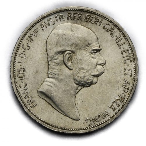 5 Koruna 1908 – 60. Výročí Vlády Františka Josefa I.