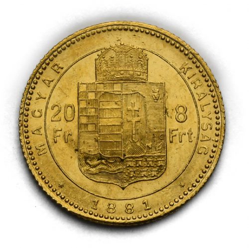 8 Zlatník František Josef I. 1881 KB
