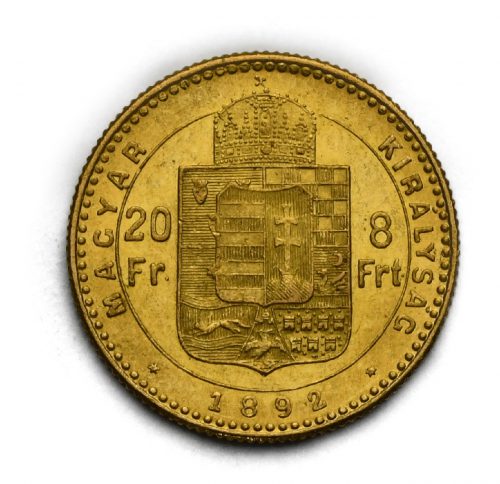8 Zlatník Františka Josefa I. 1892 KB – Se znakem Fiume