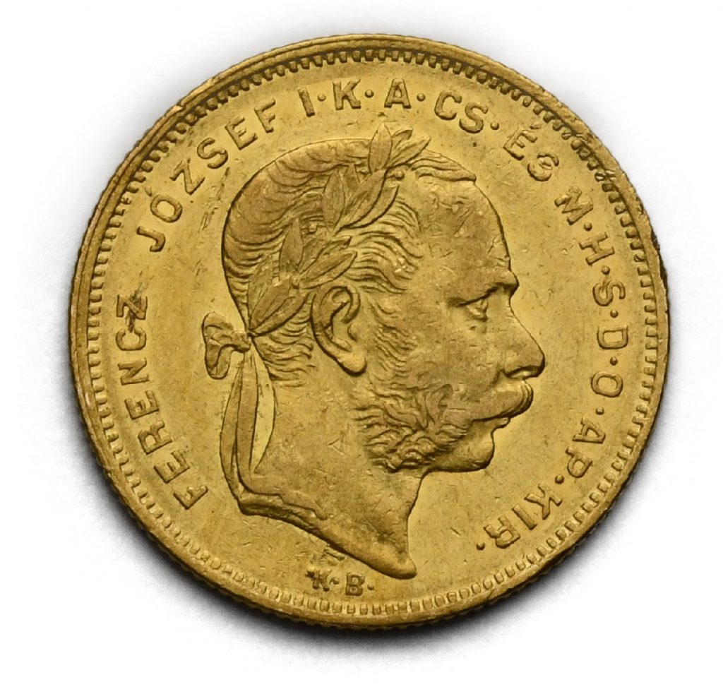 8 Zlatník František Josef I. 1875 KB