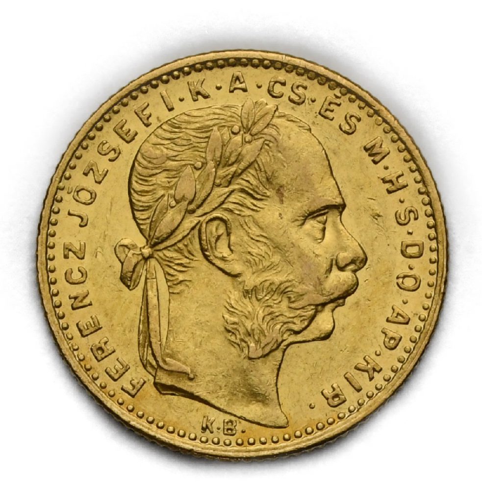 8 Zlatník František Josef I. 1882 KB