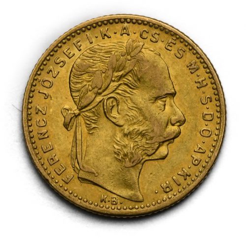 8 Zlatník František Josef I. 1885 KB