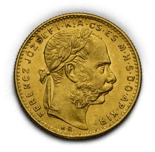 8 Zlatník Františka Josefa I. 1891 KB – Se znakem Fiume