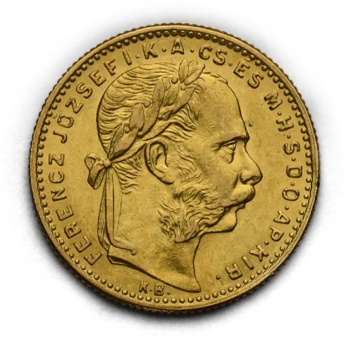 8 Zlatník Františka Josefa I. 1891 KB – Se znakem Fiume