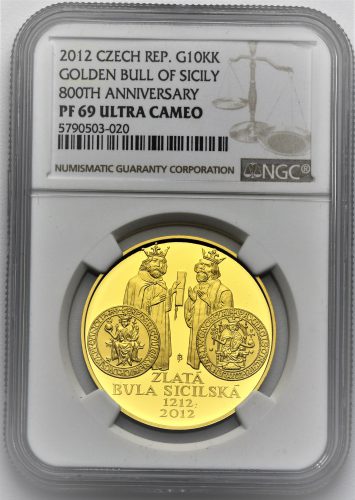 10 000 Kč 2012 Zlatá bula sicilská