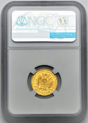 10 Koruna 1908 – 60. Výročí Vlády Františka Josefa I.
