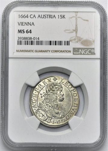 15 Krejcar Leopold I. 1664 CA