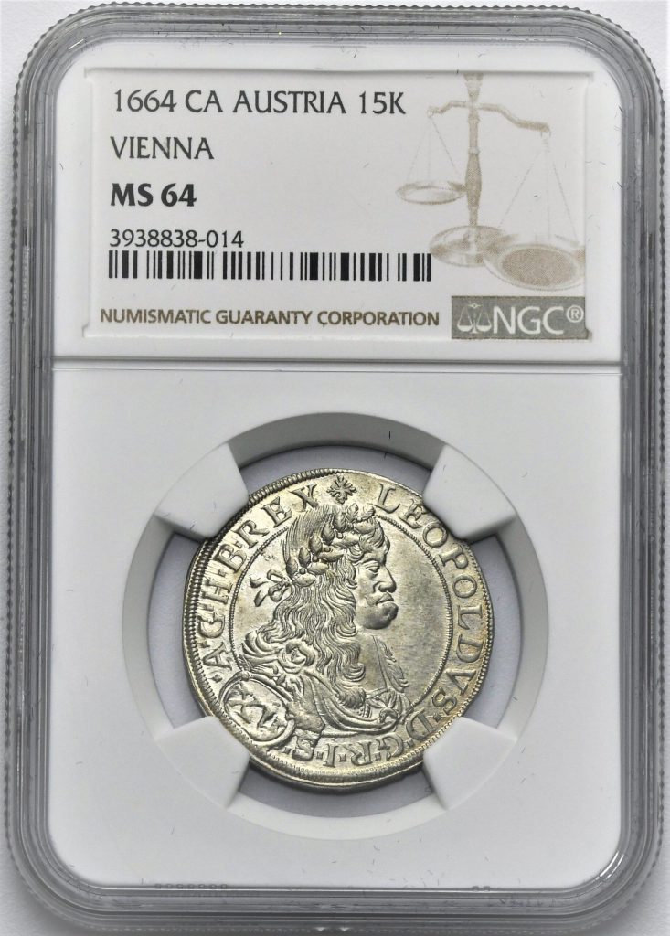 15 Krejcar Leopold I. 1664 CA