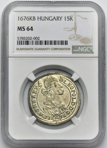 15 Krejcar Leopold I. 1676 KB